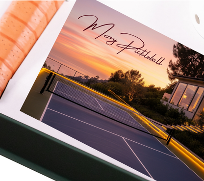 Casablanca Racquets Club pickleball box set – premium paddle and balls.